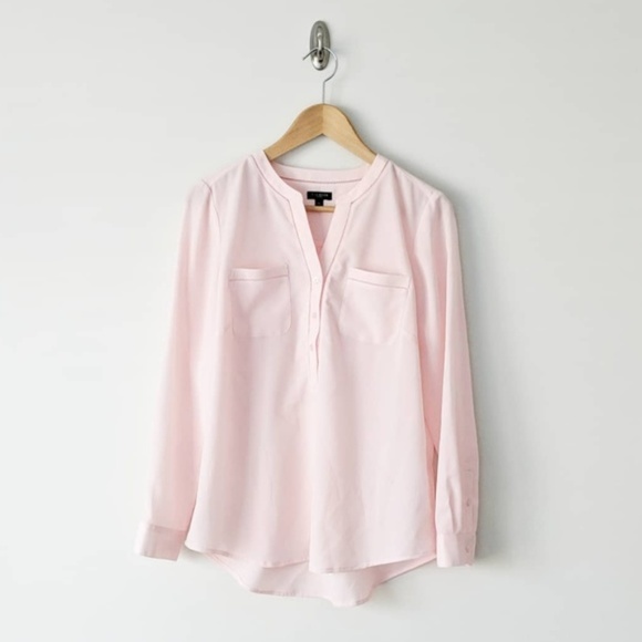 Talbots Tops - [Petite] Talbots V-Neck Button Front Shirt